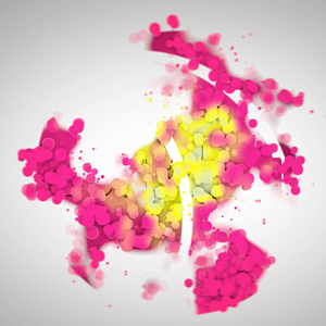 Colorful Particles Logo